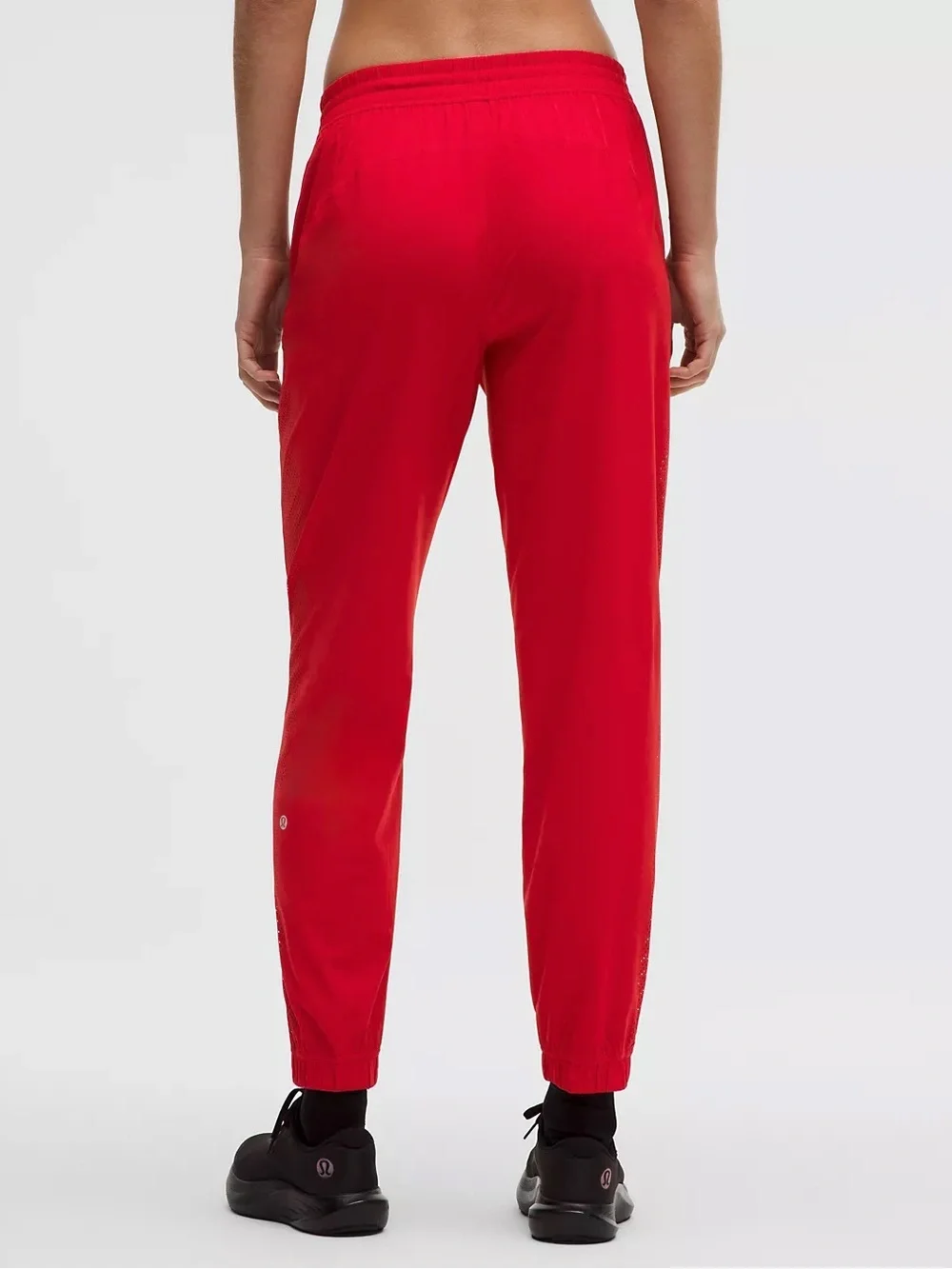 NWT Lululemon Adapted State MR Jogger Perf Stripe Oxford Red Size 10